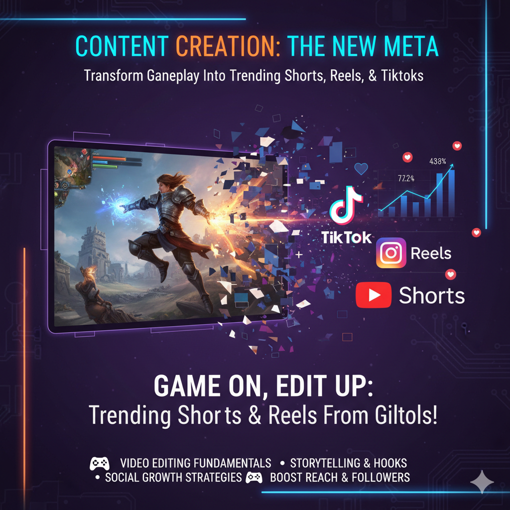 Content Creation for Gamers: Shorts, Reels & Highlights